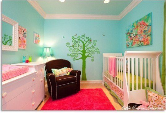 baby room-vivid colors