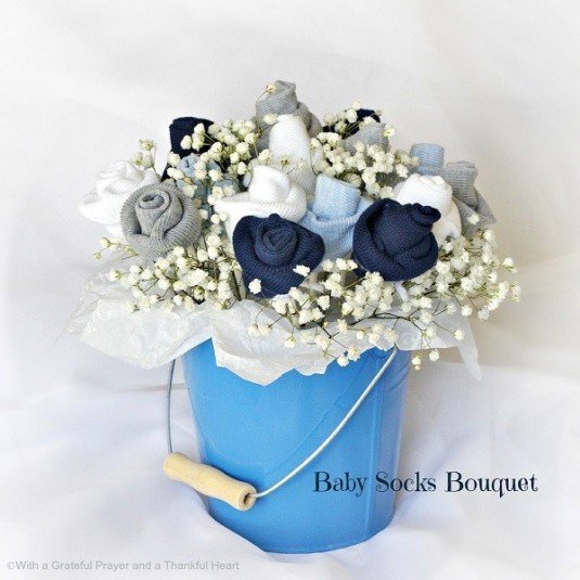 baby socks bouquet