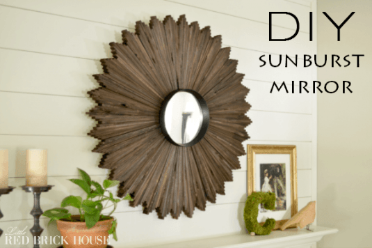 diy sunburst mirror