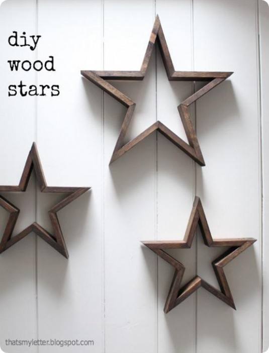 diy wood stars