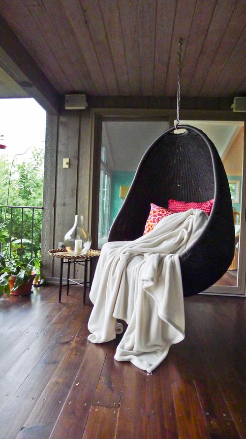 hanging chair-black