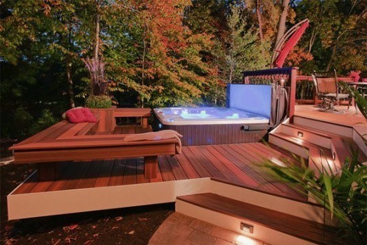 hot tub-wooden