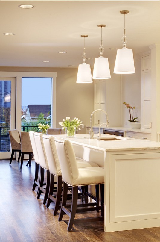 kitchen island lighting-luxury kitchen