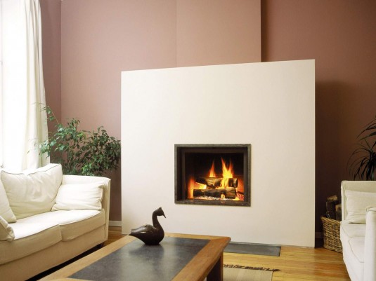 living room-electric fireplace