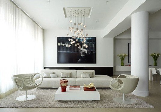 living room-white