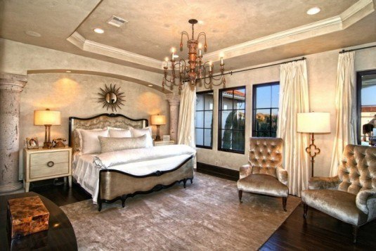 master bedroom-gold