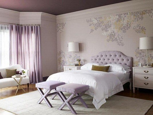 master bedroom-purple