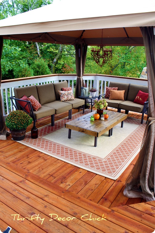 patio furniture-brown sofa