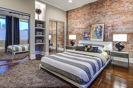 platform bed-modern industrial