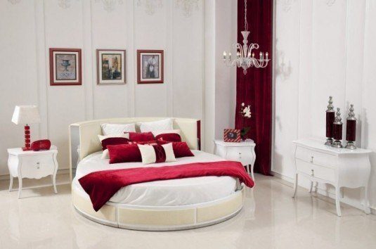 round beds-white