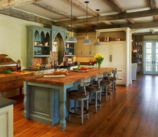 rustic kitchen-french