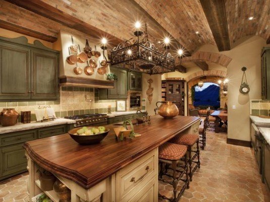 rustic kitchen-modern