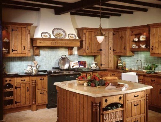 rustic kitchen-on a budget