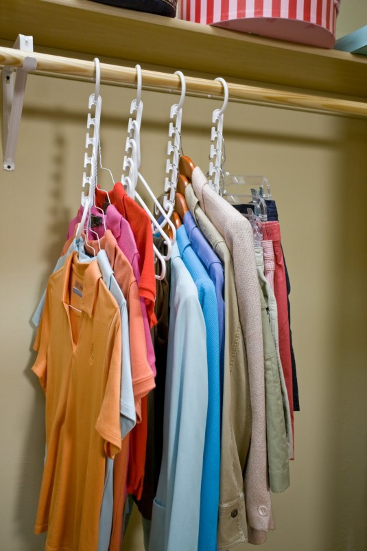 space saving hanger for clothes