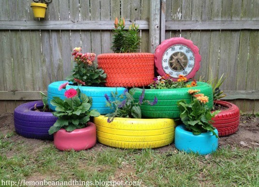 tire planter