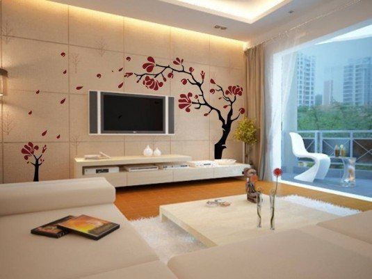 wall decal-flower tree