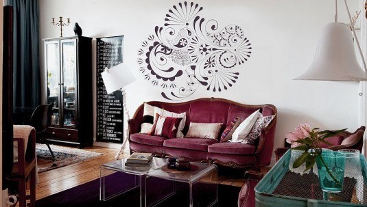 wall decal-flowers