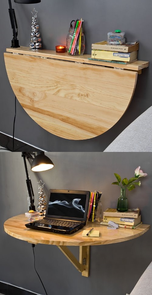 wall-mounted-semi-circular-table