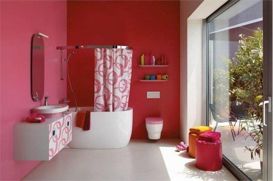 bathroom-pink