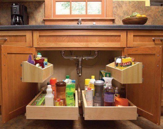 kitchen cabinet-under the sink