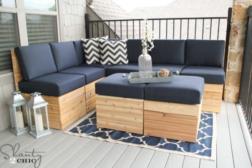 outdoor modular sectional sofa