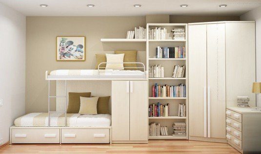 small bedroom-beige