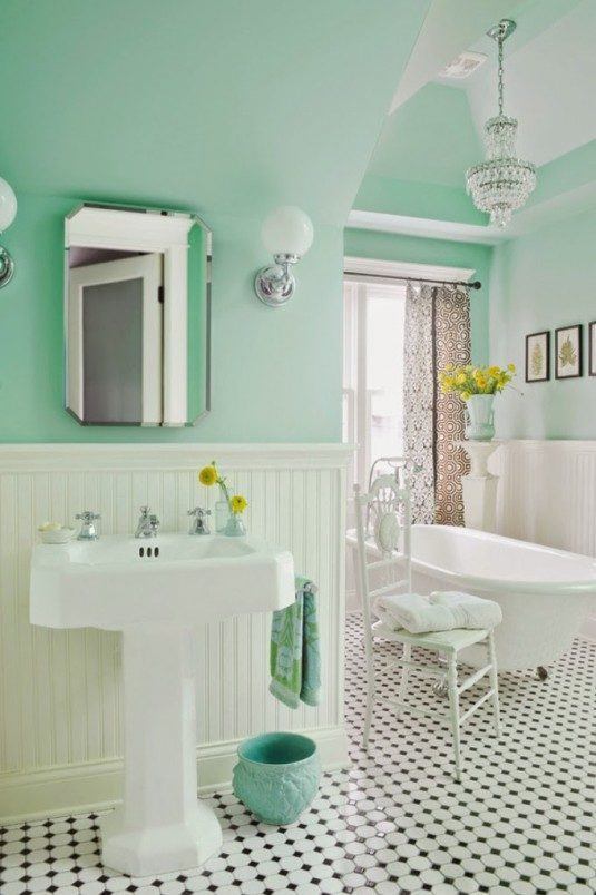 bathroom-green