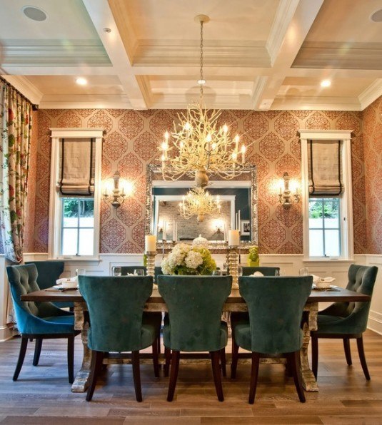 designer-damask-idea-leather-dining-room-chairs