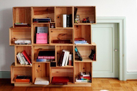 diy modular shelves