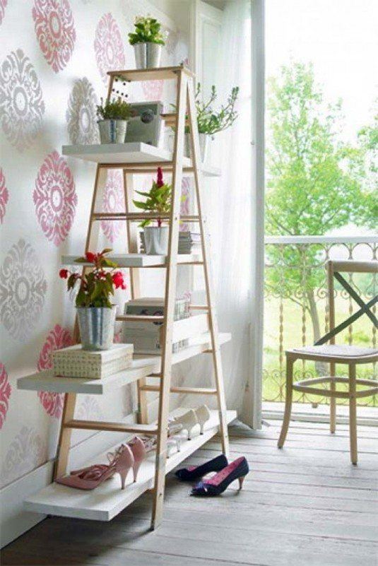 diy-twenty-four-easy-ways-to-reuse-an-old-ladder-at-house24