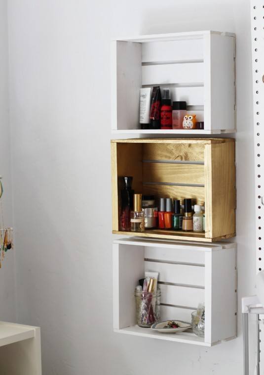 diy wooden shelf