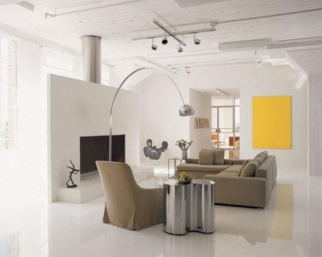 epoxy floor-living room