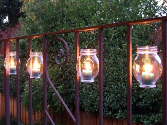 hanging jar lanterns