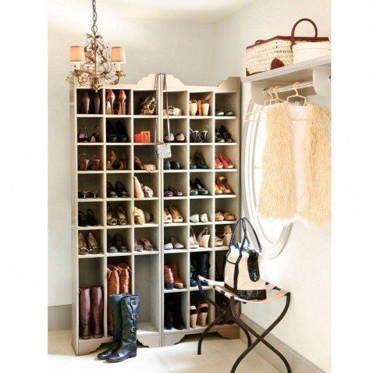 inspiration-furniture-cool-old-chandelier-over-high-shoe-storage-cabinets-with-folding-iron-table-in-white-room-decors-dazzling-shoe-storage-solution-creative-design-ideas-640x640