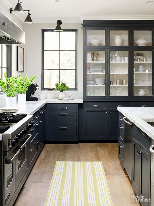 kitchen-modern black