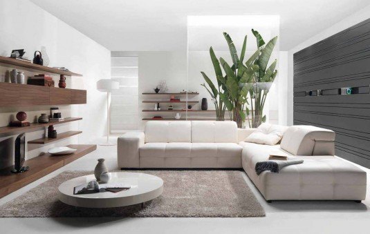 living room-white