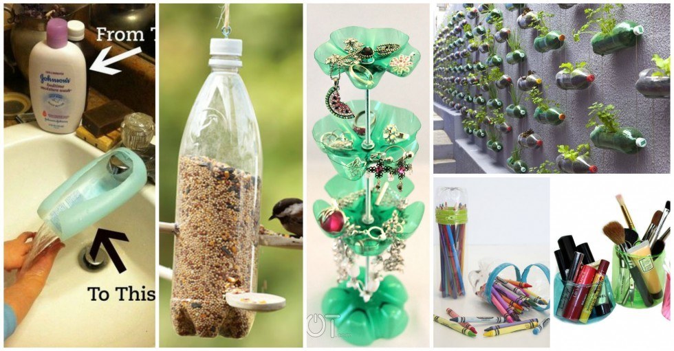 15 Awesome Ways to Reuse Plastic Bottles