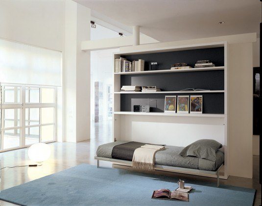 Contemporary-murphy-bed-in-modern-bedroom-interior