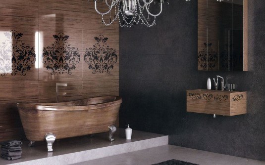 Wooden-Bathroom