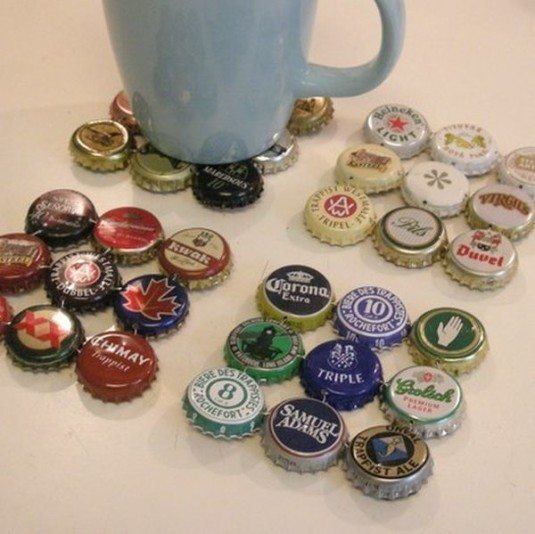 bottle caps coaster