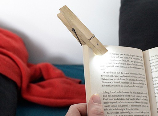 clothespin book trick