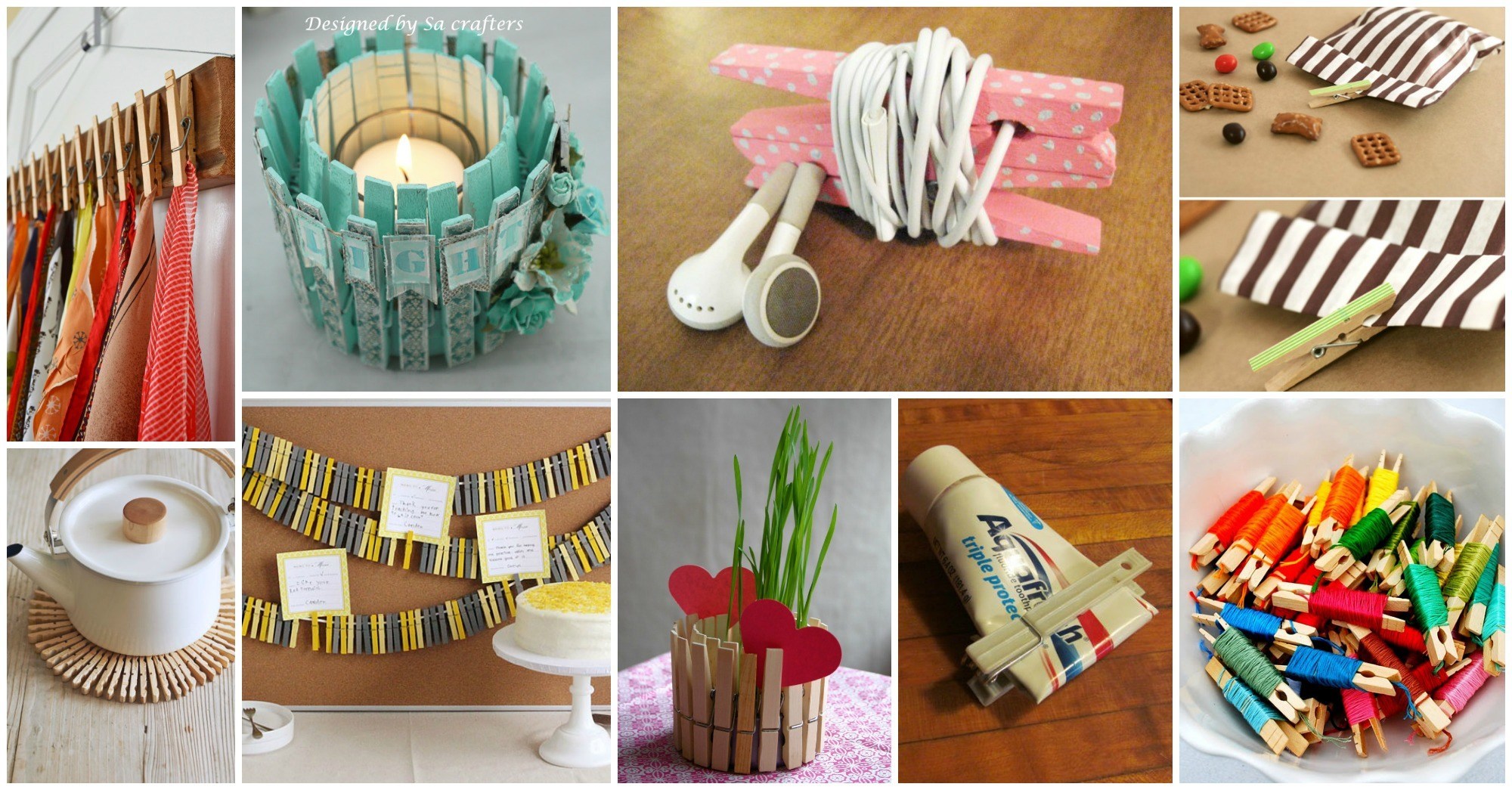 clothespin projects Butterfly clothespin magnets - powder room makeover