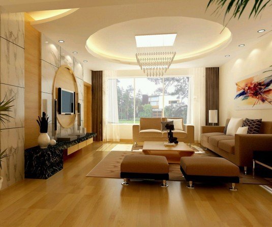 fall-ceiling-for-living-room-interior-with-wooden-flooring-and-flat-screen-TV-ideas