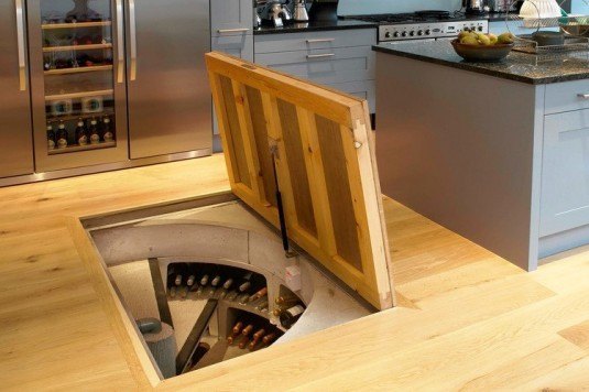 hidden wine room