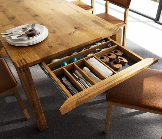 luxury solid wood table