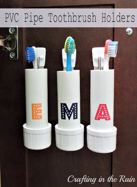 pvc toothbrush holders