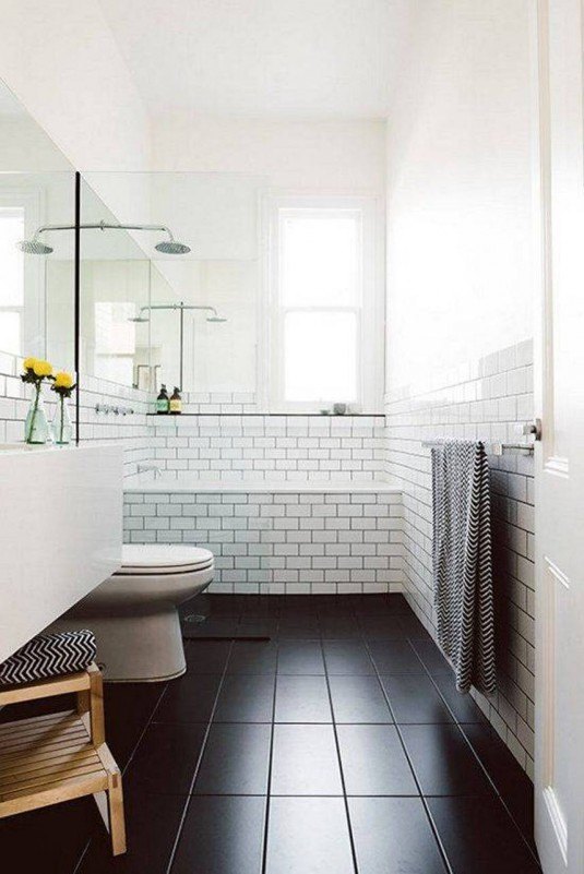 scandinavian-bathroom-designs-with-black-slate-floor-and-subway-tiles