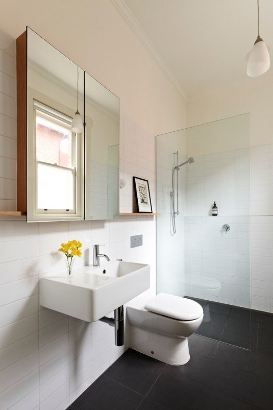 shaving-cabinet-Bathroom-Modern-with-bathroom-mirror-black-floors1