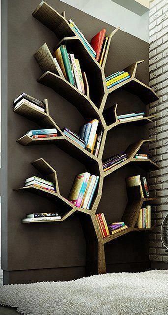 Book Shelf in Tree Shape