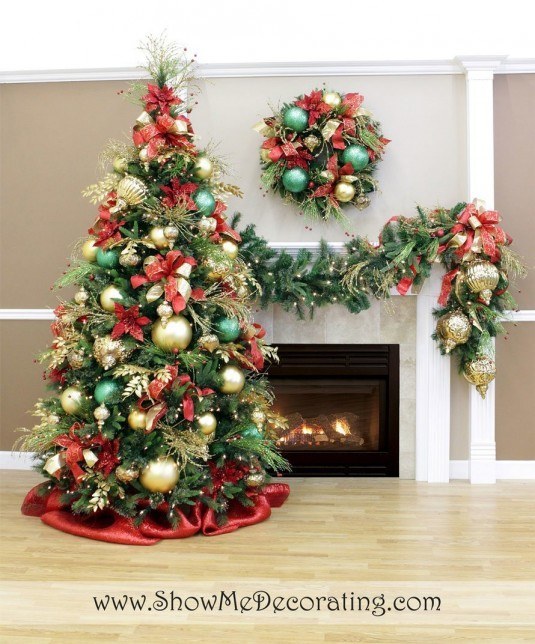 christmas-tree-decorating-ideas-with-garland